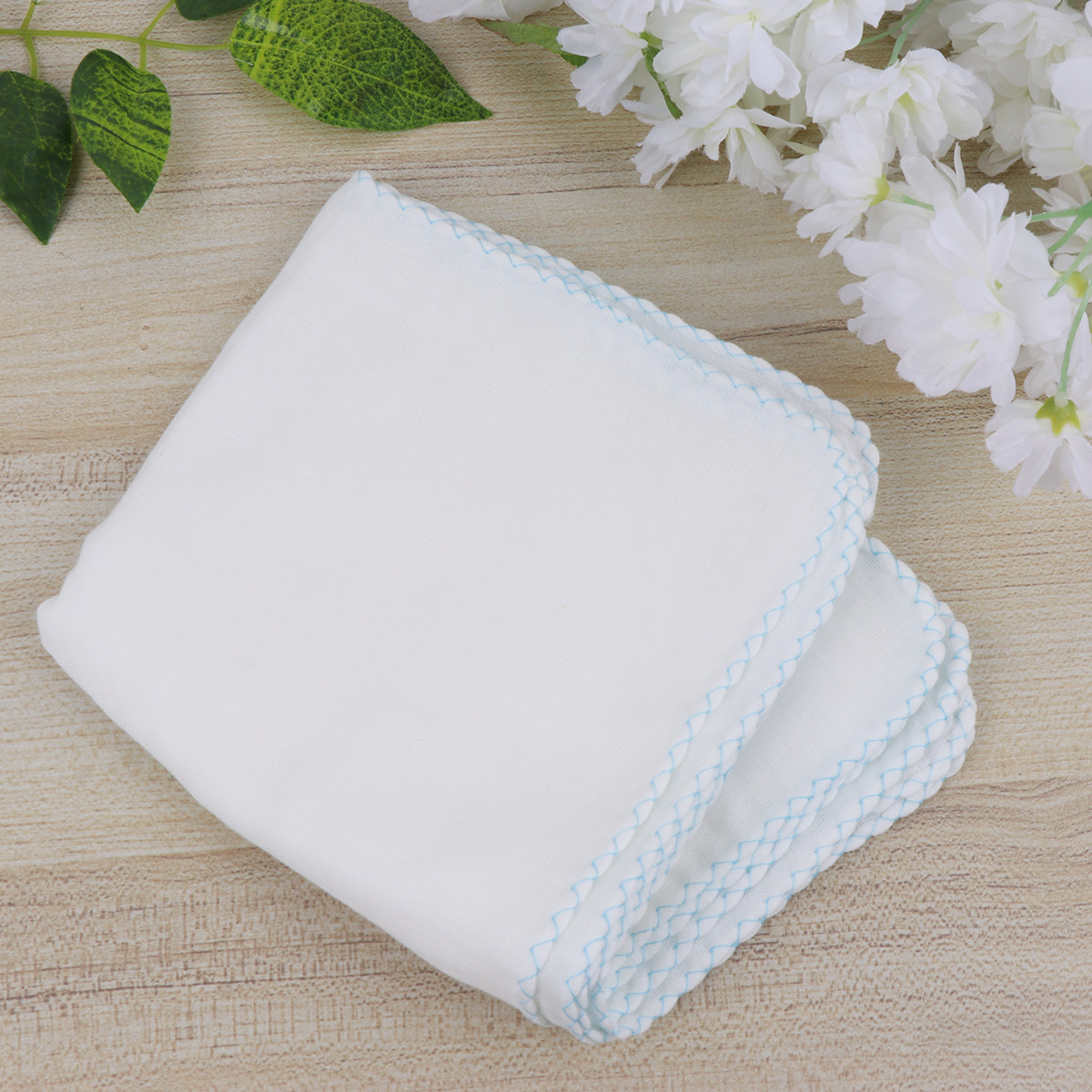 10개입 천연 유기농 면 이중 레이어 거즈 손수건 -  - Cotton Wick Organic 리뷰 및 가격